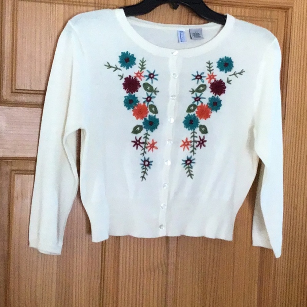 Vintage Smudge embroidered sweater S